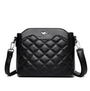 Bolsa Crossbody de Couro Macio Alta Qualidade