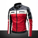 Jaqueta de Couro Masculina Vintage Elegance