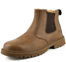 Bota Masculina de Couro Básica - Resistente a impactos