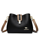 Bolsa de Couro Casual Alta Capacidade