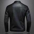 Jaqueta de Couro Masculina Original Casual Neutra