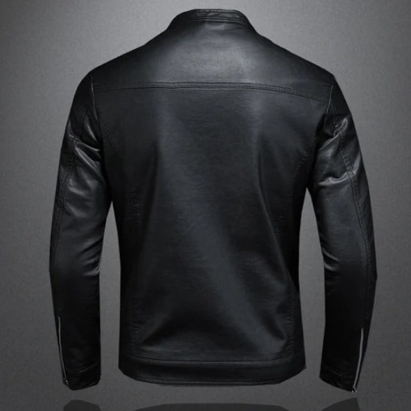 Jaqueta de Couro Masculina Original Casual Neutra